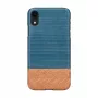 Smartphonehoesje man and wood voor iPhone XR – Denim zwart beschermhoes