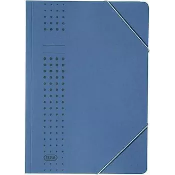 ELBA elastiekmapper chic 400010108 DIN A4 150 bl. karton donkerblauw (400010108)