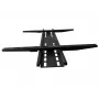Tracer WallGrip TRAUCH47657 tv-wandbeugel, 37–80 inch, VESA tot 600x400, max. 50 kg, metaal, zwart