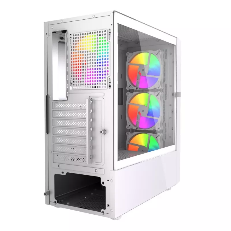 PC-behuizing Midi-Tower Fornax 4300 ATX wit