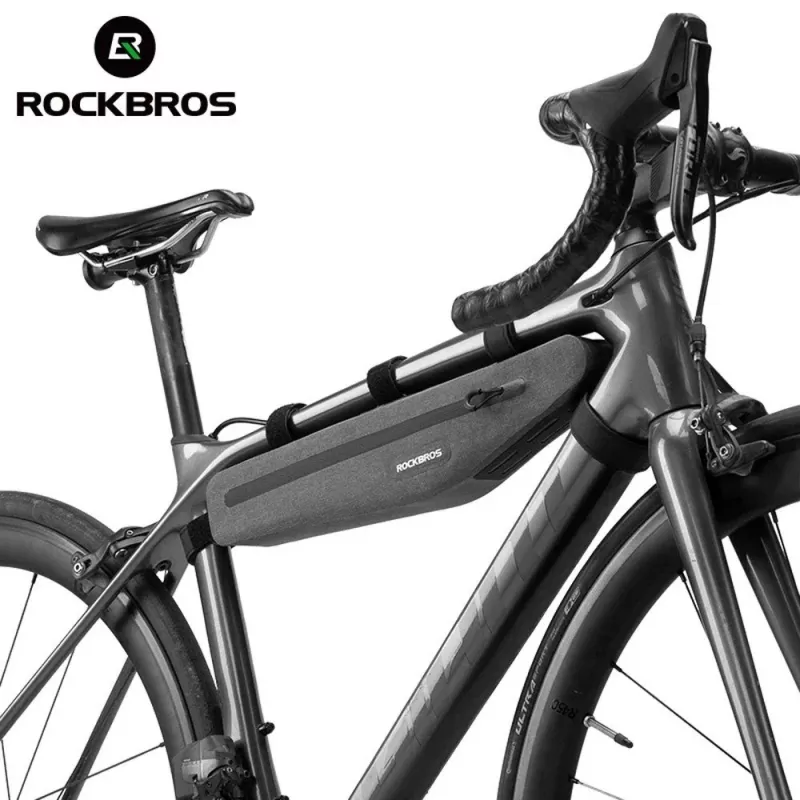 Rockbros AS-052 grijze waterdichte fietsframetas