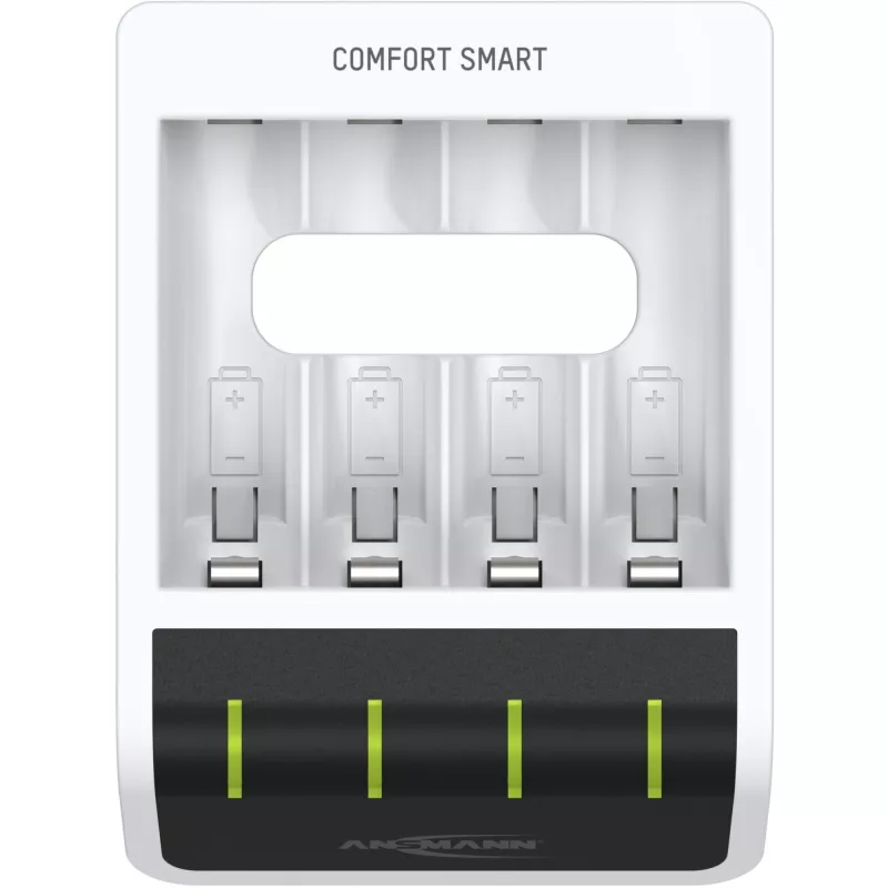 Acculader Ansmann Comfort Smart huishoudelijke accu USB