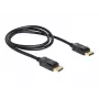 DisplayPort-kabel DeLOCK 82423 1 m stekker naar stekker zwart