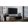 Cama TV-kast SIGMA1 180 Sonoma-eiken/zwart glanzend