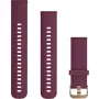 Garmin Quick Release 20 mm siliconen vervangbandje, paars/goud