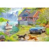 Puzzel Ravensburger Feel Well & Puzzle – Zomerhuis aan het meer, 200 stukjes