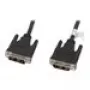 DVI-D-kabel LANBERG CA-DVIS-10CC-0030-BK — 3 m, DVI-D naar DVI-D, zwart