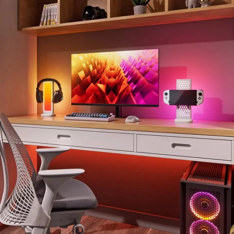 Nanoleaf Pegboard Desk Dock, wit | 15 W | RGB