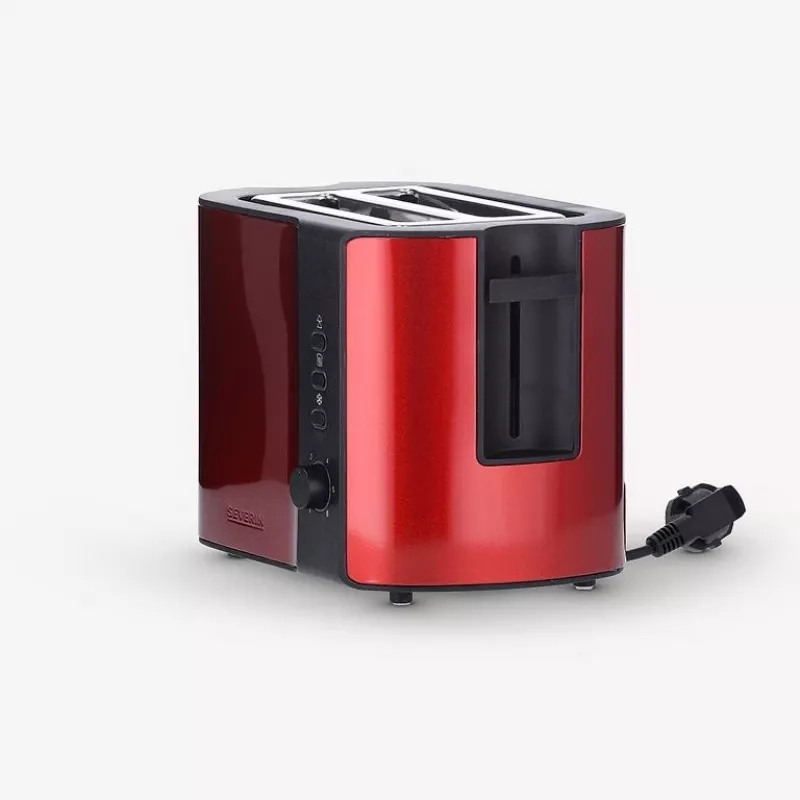 Toaster Severin AT 2217 2 boterhammen 800 W zwart rood