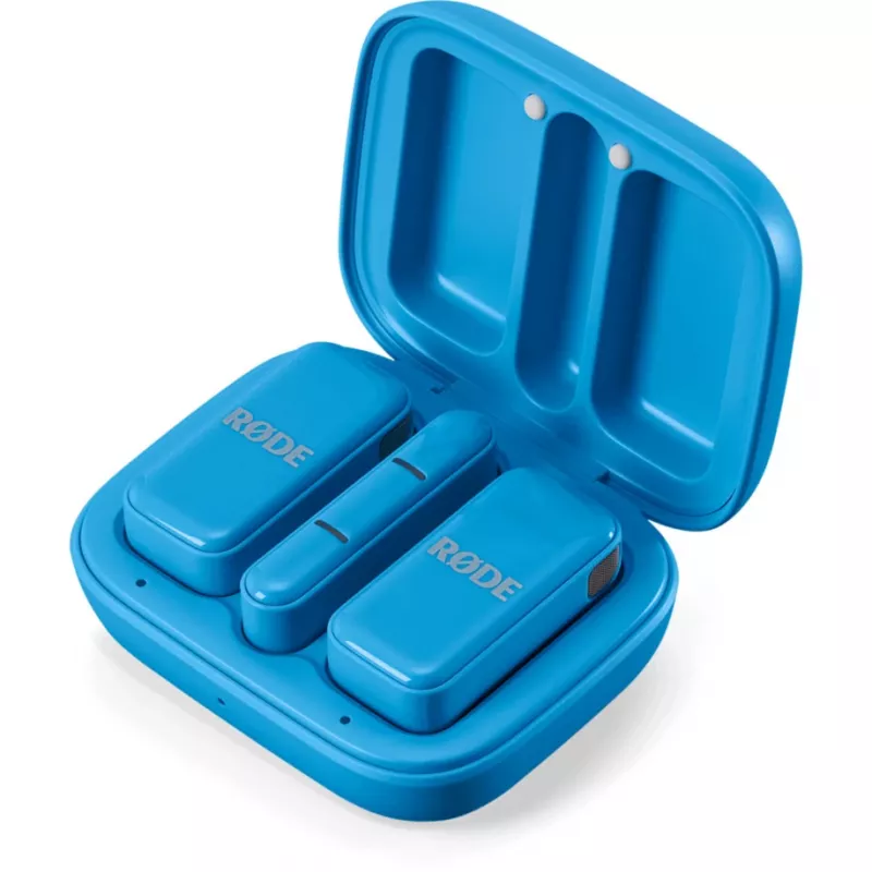 Draadloze lavaliermicrofoon Rode Wireless Micro — blauw (WIMICROCBLU)
