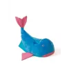 Sako zitzak poef Whale blauw-roze L 110 x 80 cm