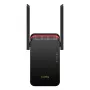 Wi-Fi-signaalversterker Cudy RE3000 2400–5000 MHz, 802.11ax/ac/n/g/b/a, Ethernet 100 Mbps, externe antenne, zwart/rood