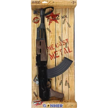 Pulio Metal Commando geweer Gonher – speelgoed metalen dartgeweer, model 1551135/6