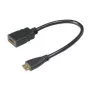 HDMI-kabel Akasa AK-CBHD10-25BK 0,25m
