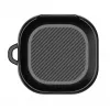 Tech-Protect Rough Carbon hoes voor de oplaadcase van Samsung Galaxy Buds 2 Pro/2/Live/Pro, zwart