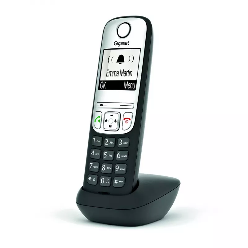 Gigaset A690HX analoge/DECT-telefoon nummerherkenning zwart, zilver