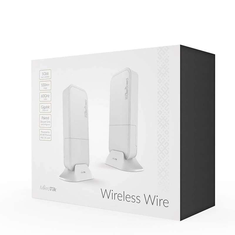 Mikrotik RBWAPG-60ADKIT WLAN-toegangspunt 1000 Mbit/s wit Power over Ethernet (PoE)