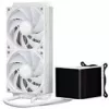 Jonsbo D32 STD pc-behuizing + TRYX PANORAMA SE complete vloeistofkoeling, ARGB - 240 mm, wit