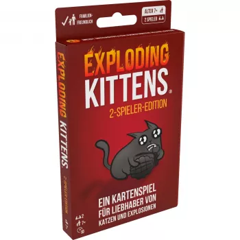 Exploding Kittens - 2-spelereditie, kaartspel