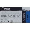 Akyga Basic AK-B1-550 ATX-voeding 550 W, 120-mm-ventilator, passieve PFC, grijs