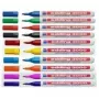 Permanentmarker Edding 3000 zwart blauw groen rood 4 stuks