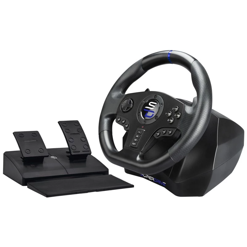 Stuurwiel + pedalen Subsonic SV750 zwart 270° rotatie USB