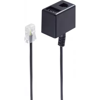 Telefoonkabel ShiverPeaks BS71270-8 0,15 m zwart