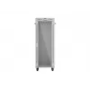 LANBERG 19 inch 32U staande serverrackkast 600×600 mm grijs met geperforeerde deuren en LCD (flat pack)