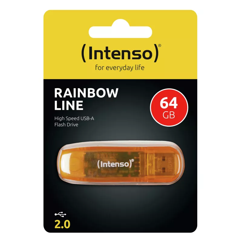 USB-flashdrive Intenso 64 GB USB Type-A 2.0 oranje