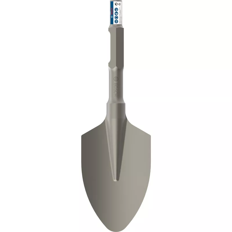 Rondspadebeitel Bosch Professional SDS‑Hex 135 x 400 mm voor sloop- en beitelwerkzaamheden