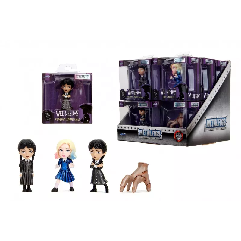 Wednesday metalen figuur 4 varianten 6,5 cm