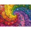 Farbenwirbel-Blüten, puzzel 2000 stukjes