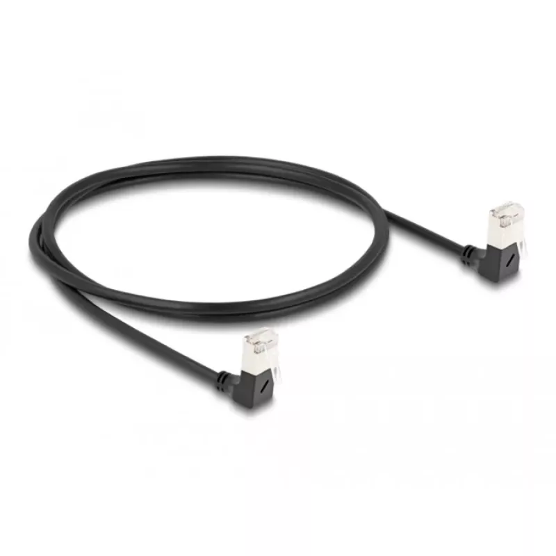 Netwerkkabel DeLOCK RJ45 Cat.6A 1m zwart