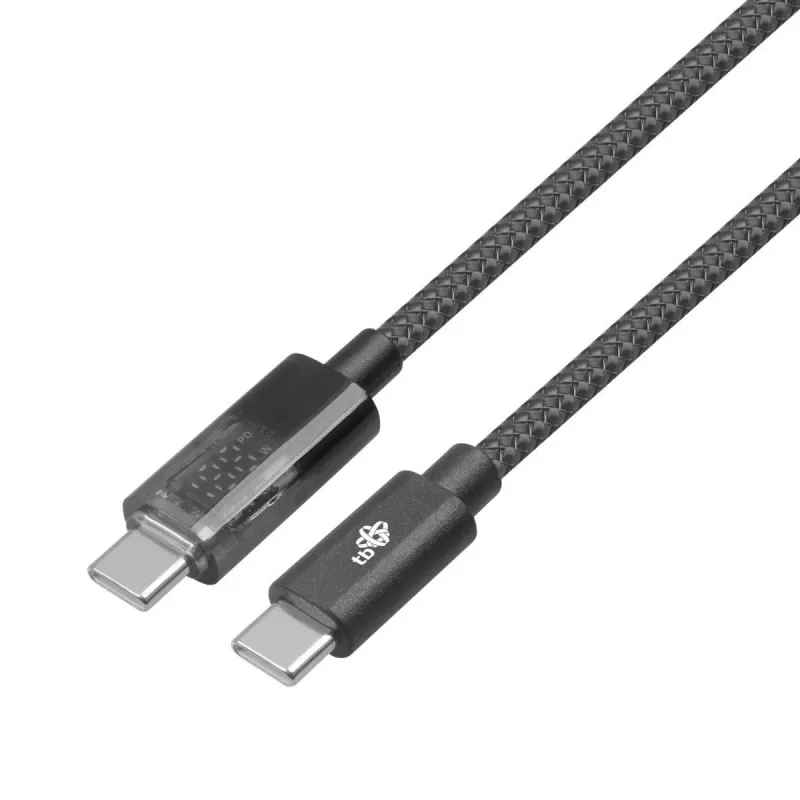 USB-C-kabel TB AKTBXKUCCIND10B 1 m 100 W met LED-laadindicator