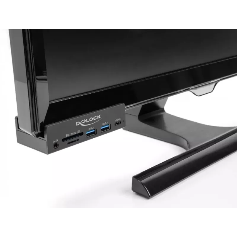 DeLOCK 64285 USB 2.0 Type-A hub 5000 Mbit/s zwart