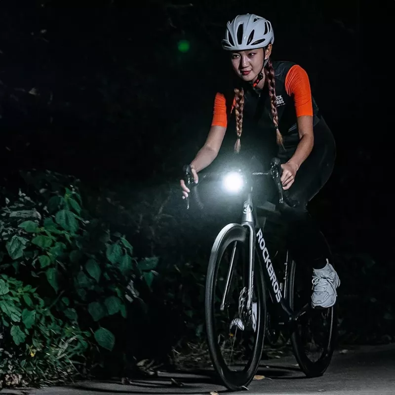 Rockbros RHL1500 voorlicht voor fiets, 1500 lm, 5000 mAh, IPX6, zwart