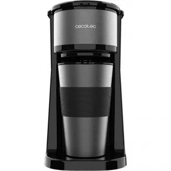 Cecotec Coffee 66 Drop & Go Filterkoffiemachine, 700 W, Zwart/Roestvrij staal