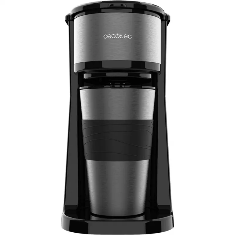 Cecotec Coffee 66 Drop & Go Filterkoffiemachine, 700 W, Zwart/Roestvrij staal