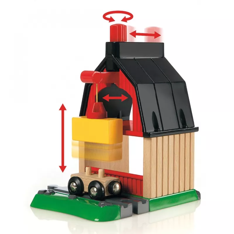 BRIO 33719 boerderijtreinset, 20 delen