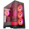 Pc-behuizing MODECOM Volcano SPACE APEX ARGB midi tower, gehard glas, USB-C, ondersteunt ATX/microATX/Mini-ITX, GPU tot 430 mm, CPU-koeler tot 180 mm