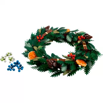 LEGO 10340 Icons kerstkrans bouwspeelgoed