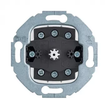 Elektrische schakelaar accessoire taster Berker 383803 — zwart/grijze behuizing van metaal en kunststof, 1 st.
