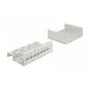 Keystone-patchpaneel DeLOCK 43412 8 poorten grijs