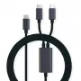 ROLINE - USB-kabel - 24-pins USB-C (M) naar 24-pins USB-C (M) - USB 2.0 - 1,85 m - USB-voeding (100 W) - zwart (11.02.8308)
