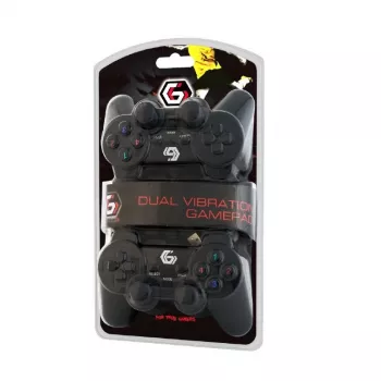 GEMBIRD JPD-UDV2-01 - gamepad - 10 toetsen - bedraad (verpakking van 2) - voor pc (JPD-UDV2-01)