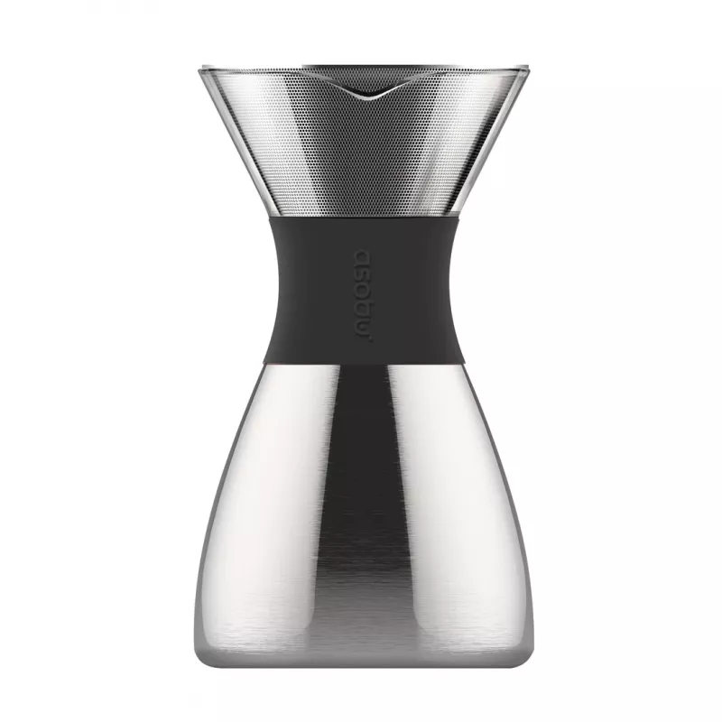 Asobu PourOver Cold Brew koffiezetter zwart, zilver