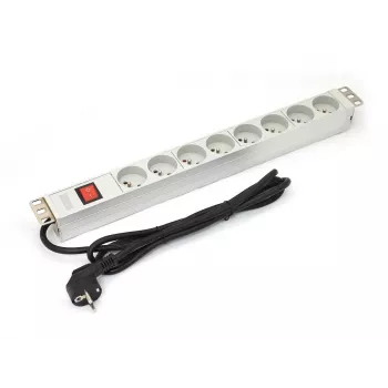 DIGITUS Professional A-19-STRIP-2-IMP – stroomverdeeleenheid (rack – rackmonteerbaar) – wisselstroom 250 V – ingangsvoeding – uitgang