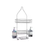 Doucheplank RAYEN 2073 met zeepdispensers – wandmontage douche-organizer met twee dispensers