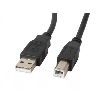 Lanberg CA-USBA-11CC-0050-BK USB-kabel 5 m 2.0 USB B zwart (CA-USBA-11CC-0050-BK)
