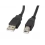 Lanberg CA-USBA-11CC-0050-BK USB-kabel 5 m 2.0 USB B zwart (CA-USBA-11CC-0050-BK)